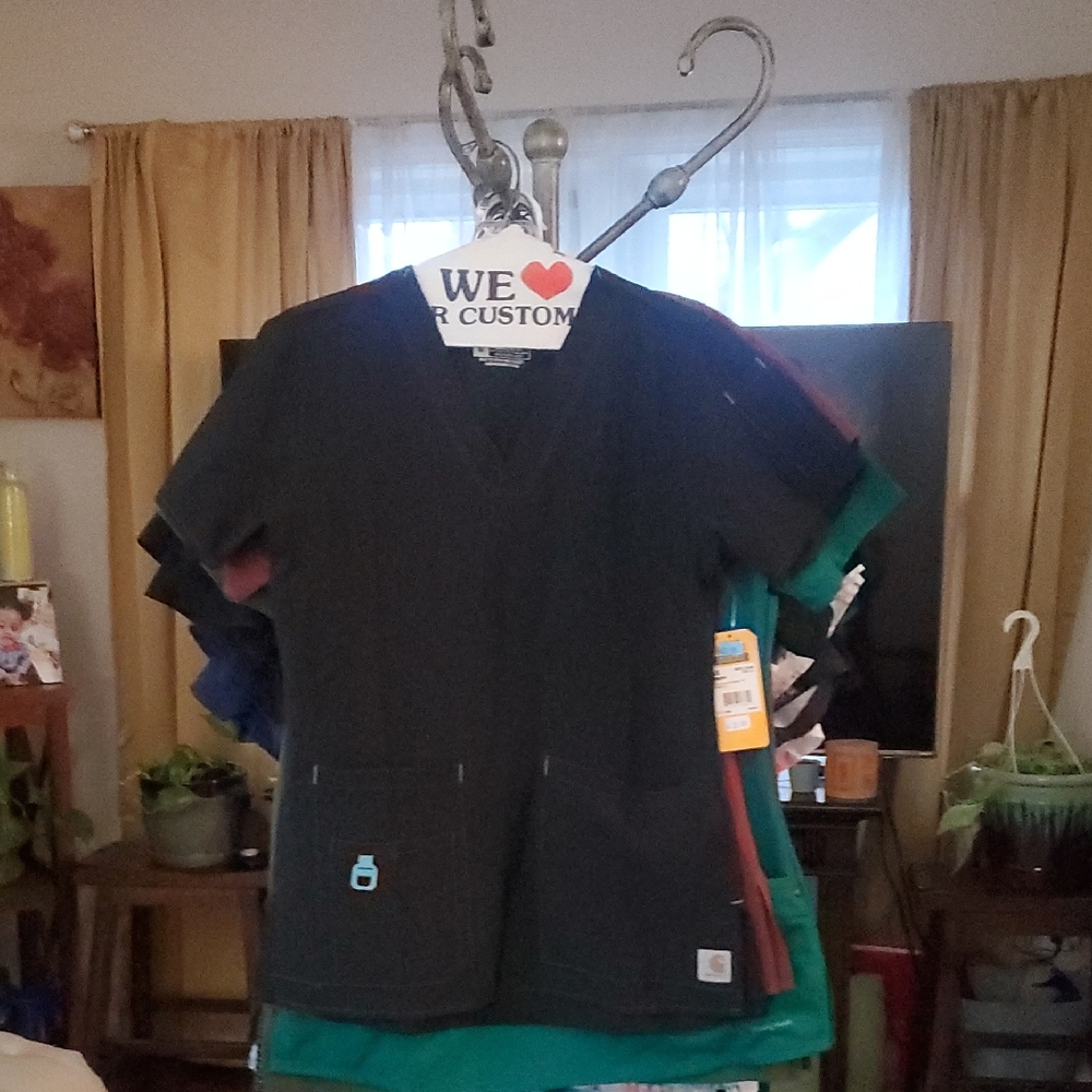 Carhartt Black Scrub Top